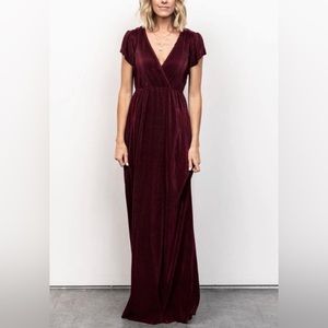 Baltic born burgundy maxi dress